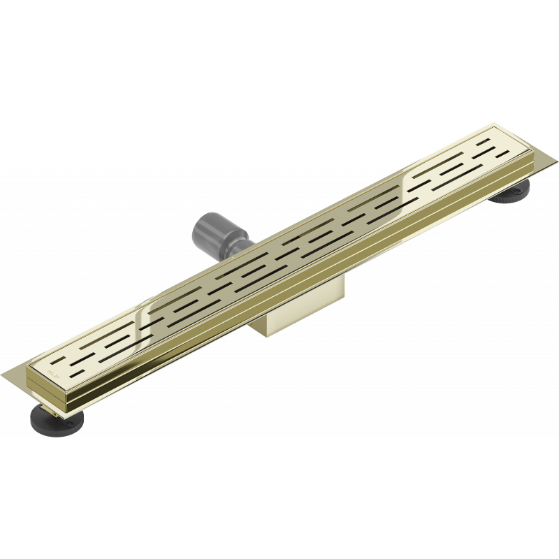 Mexen Flat M01 caniveau de douche linéaire 60 cm, doré - 1520060-15