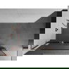 Mexen Kioto+ L Duschwand mit Regal Walk-in 70 x 200 cm, schwarzer Rahmen, Roségold - 800-070-123-60-70