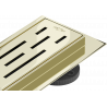 Mexen Flat M01 60 cm Linear Drain, Gold - 1520060-15