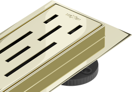 Mexen Flat M01 ralo linear 60 cm, dourado - 1520060-15