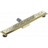 Mexen Flat M01 lineaire afvoer 70 cm, goud - 1520070-15