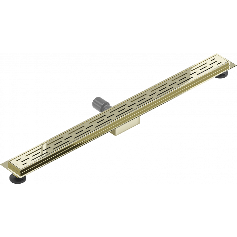 Mexen Flat M01 lijnafvoer 80 cm, goud - 1520080-15