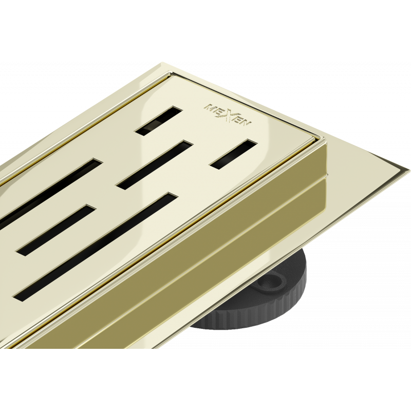 Mexen Flat M01 Linear Drain 100 cm, Gold - 1520100-15