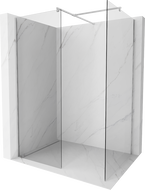 Mexen Kioto tuš pregrada Walk-in 120 x 90 cm, prozirna, krom - 800-120-202-01-00-090
