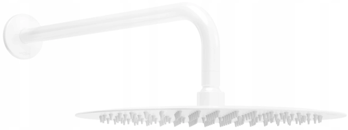 Mexen Slim 25 cm shower head with shower arm, white - 79225211-20