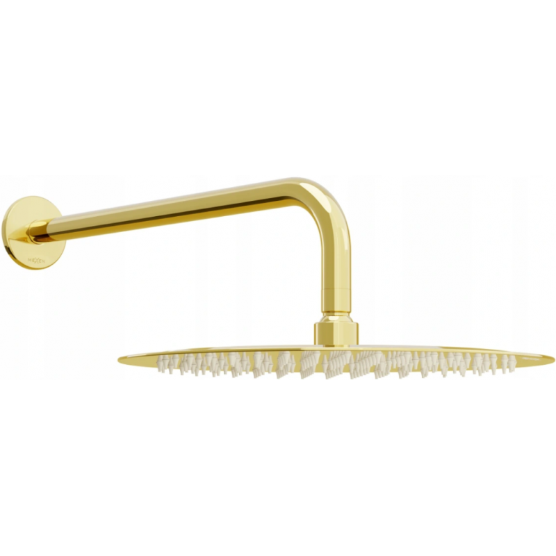 Mexen Slim regendouche 25 cm met douchearm, goud - 79225211-50