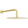Mexen Slim Regenduschkopf 25 cm mit Duscharm, gold - 79225211-50