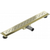 Mexen Flat M12 linjär golvbrunn 50 cm, guld - 1521050-15