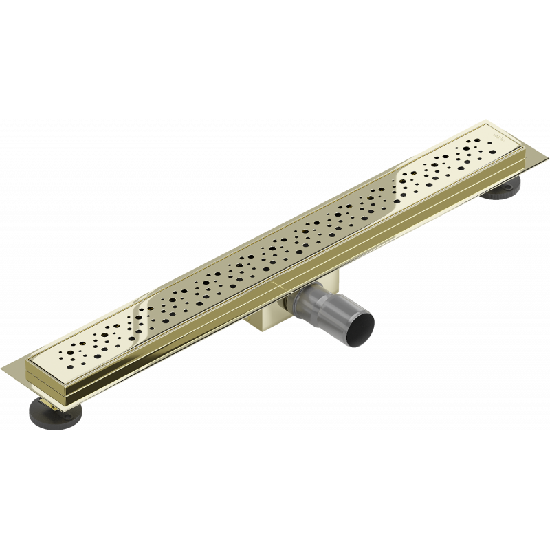 Mexen Flat M12 odpływ liniowy 60 cm, złoty - 1521060-15