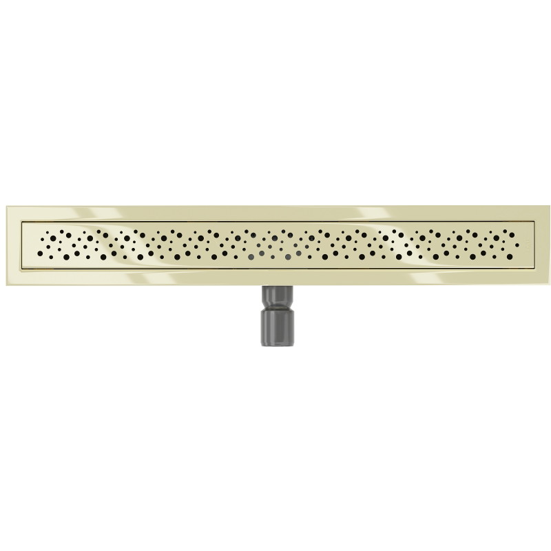 Mexen Flat M12 lineaarne äravool 60 cm, kuldne - 1521060-15