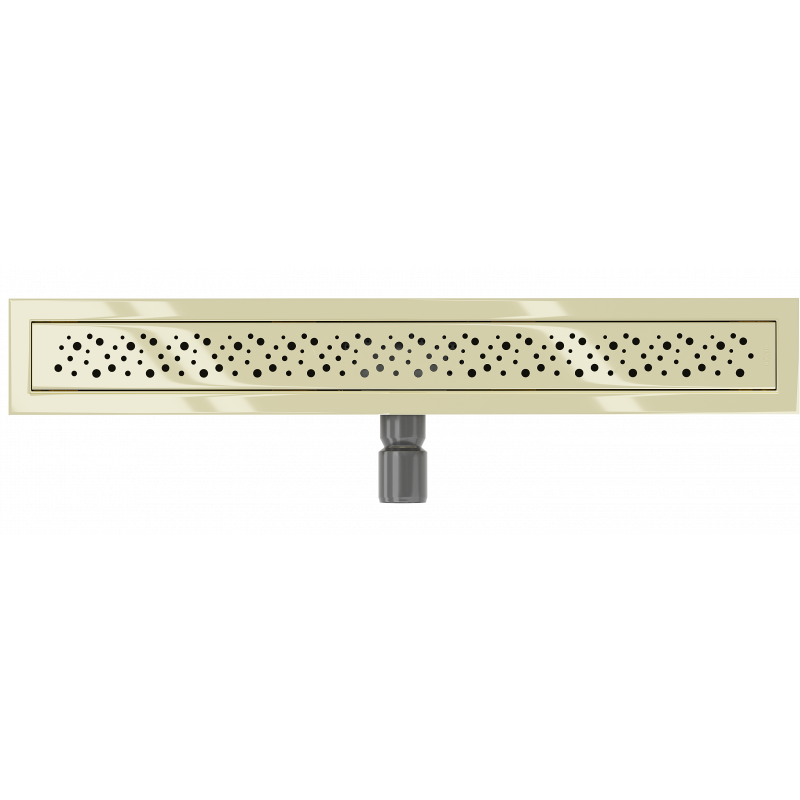 Mexen Flat M12 ralo linear 60 cm, dourado - 1521060-15