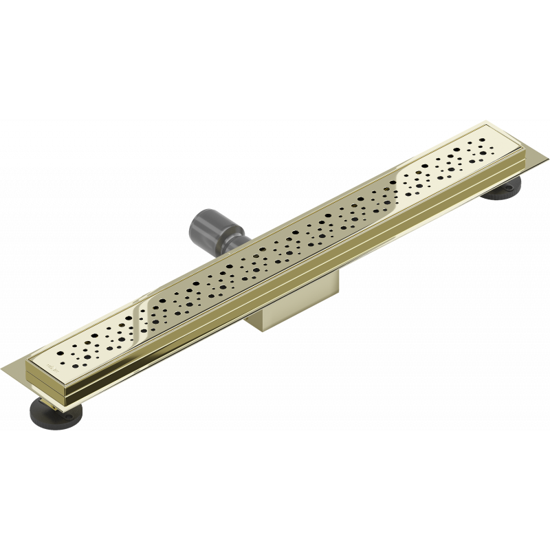 Mexen Flat M12 drain linéaire 70 cm, doré - 1521070-15