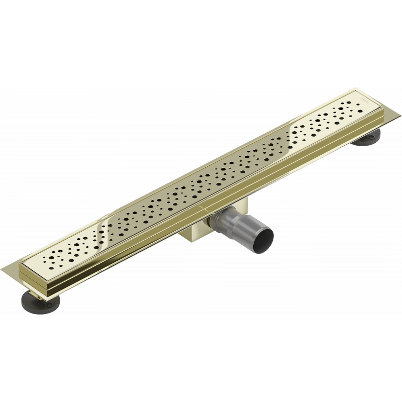 Mexen Flat M12 Linienabfluss 70 cm, Gold - 1521070-15