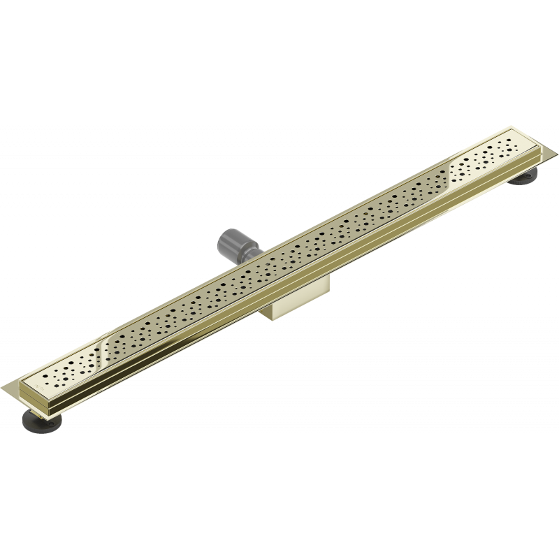 Mexen Flat M12 odpływ liniowy 80 cm, złoty - 1521080-15