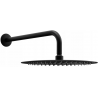 Mexen Slim Regendusche 25 cm mit Duscharm, schwarz - 79225211-70