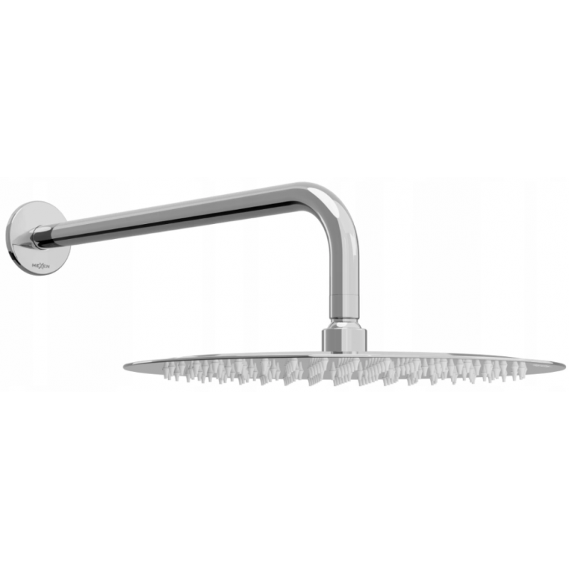Mexen Slim alcachofa de ducha de 30 cm con brazo de ducha, cromo - 79230211-00