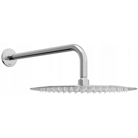 Mexen Slim alcachofa de ducha de 30 cm con brazo de ducha, cromo - 79230211-00