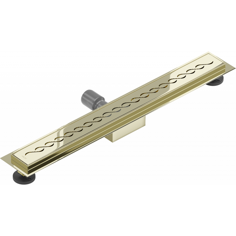 Mexen Flat M18 odpływ liniowy 50 cm, złoty - 1523050-15