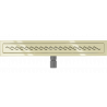 Mexen Flat M18, linearer Ablauf 50 cm, gold - 1523050-15