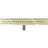 Mexen Flat M18 jooneline äravool 60 cm, kuldne - 1523060-15