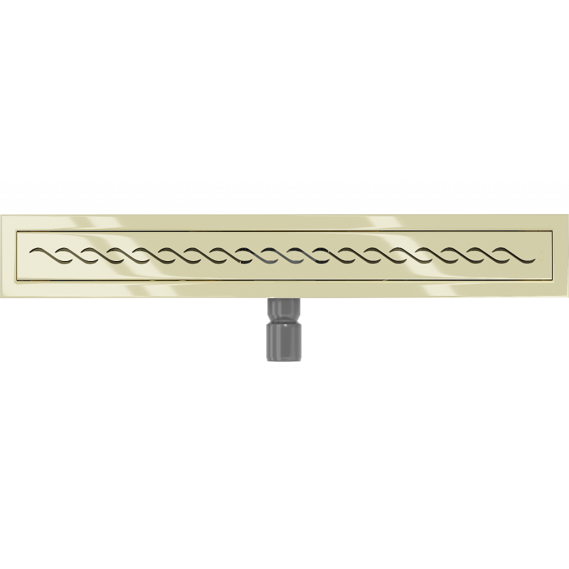 Mexen Flat M18 Linear Drain 70 cm, Gold - 1523070-15