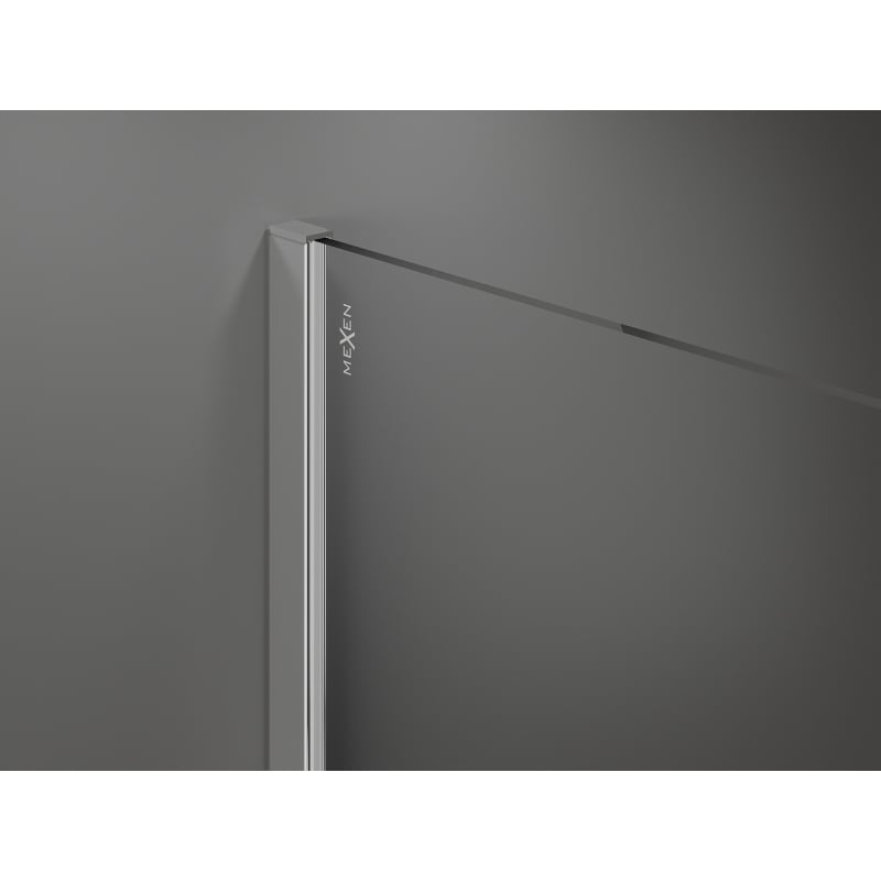 Mexen Kioto dušisein Walk-in 135 x 70 cm, läbipaistev, kroom - 800-135-202-01-00-070
