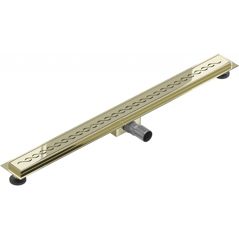 Mexen Flat M18 Linear Drain 80 cm, Gold - 1523080-15