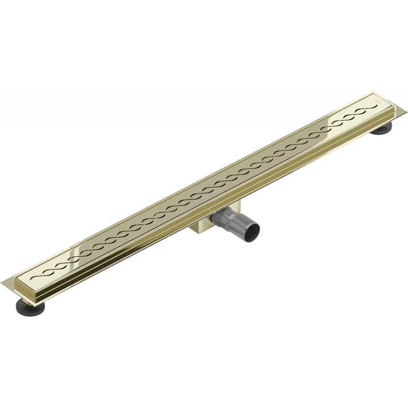 Mexen Flat M18 linearer Ablauf 100 cm, gold - 1523100-15