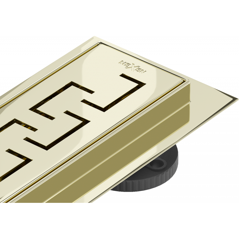 Mexen Flat M15 linear drain 60 cm, gold - 1524060-15