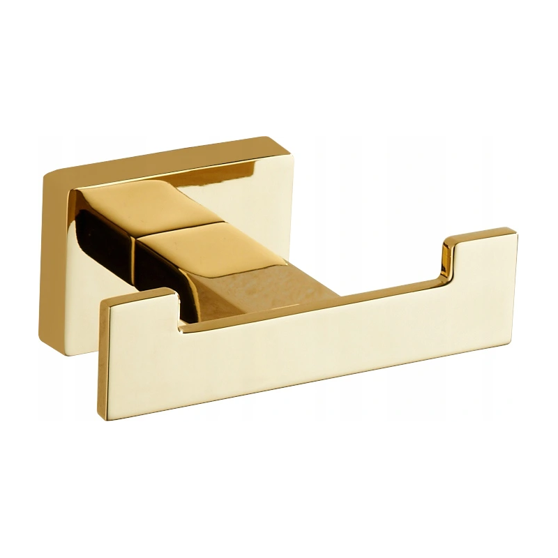 Mexen Arno dubbel handdukshängare, guld - 7020735-50