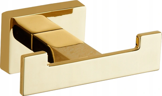 Mexen Arno doppelter Handtuchhaken, golden - 7020735-50