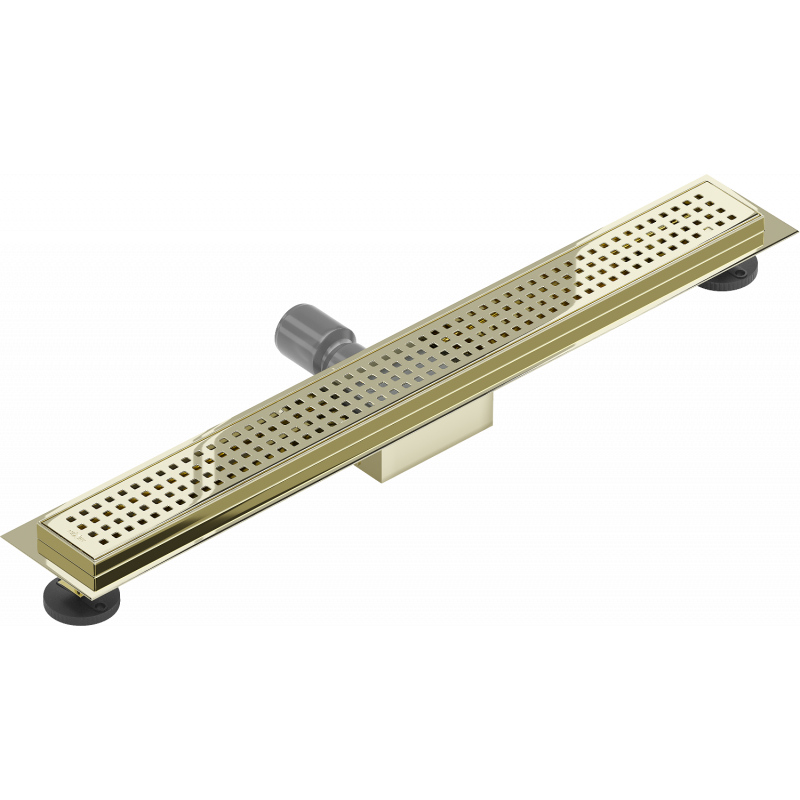 Mexen Flat M08 caniveau linéaire 60 cm, doré - 1525060-15