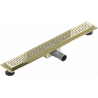 Mexen Flat M08 linjär golvbrunn 60 cm, guld - 1525060-15