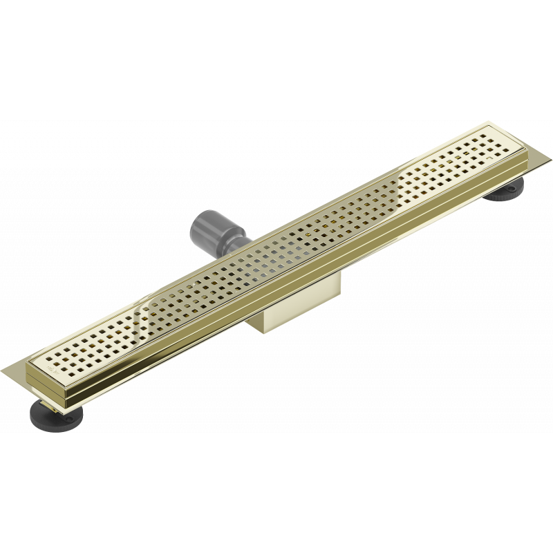 Mexen Flat M08 Linear Drain 70 cm, Gold - 1525070-15