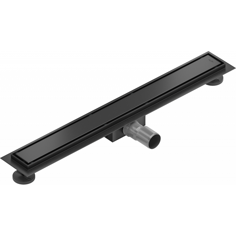 Mexen Flat M13 canalisation linéaire 2 en 1 70 cm, noir - 1710070-15
