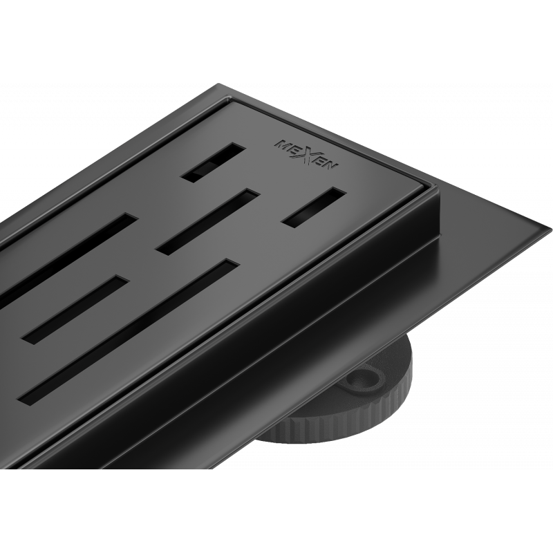 Mexen Flat M01 Linear Drain 50 cm, Black - 1720050-15