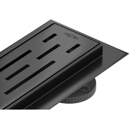 Mexen Flat M01 ralo linear 90 cm, preto - 1720090-15