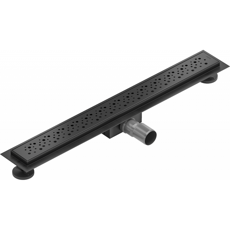 Mexen Flat M12 lijnafvoer 50 cm, zwart - 1721050-15