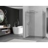 Mexen Kioto Walk-in Shower Wall 150 x 75 cm, Transparent, Chrome - 800-150-202-01-00-075