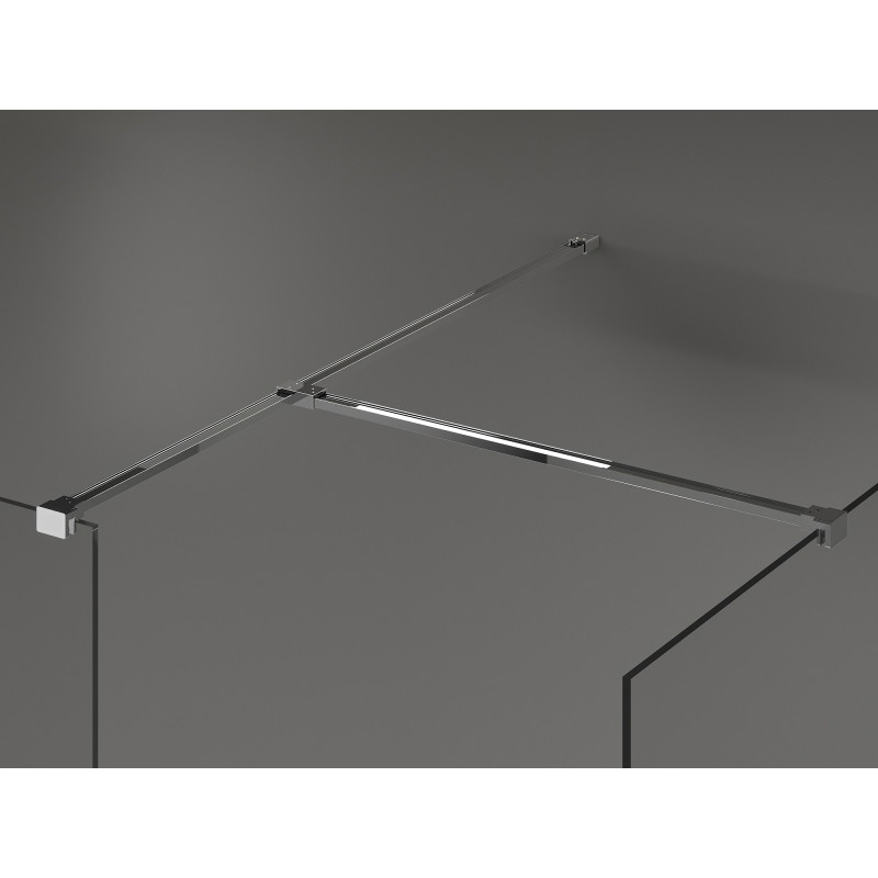 Mexen Kioto dušisein Walk-in 150 x 100 cm, läbipaistev, kroom - 800-150-202-01-00-100