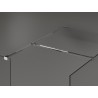 Mexen Kioto dušisein Walk-in 150 x 100 cm, läbipaistev, kroom - 800-150-202-01-00-100