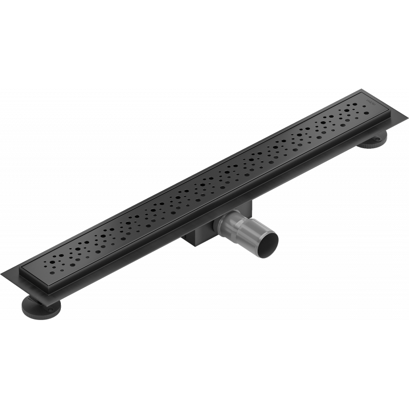 Mexen Flat M12 Linjärt avlopp 70 cm, svart - 1721070-15