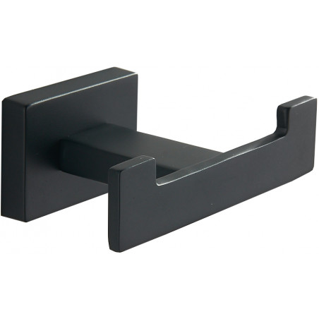 Mexen Arno gancho doble para toallas, negro - 7020735-70