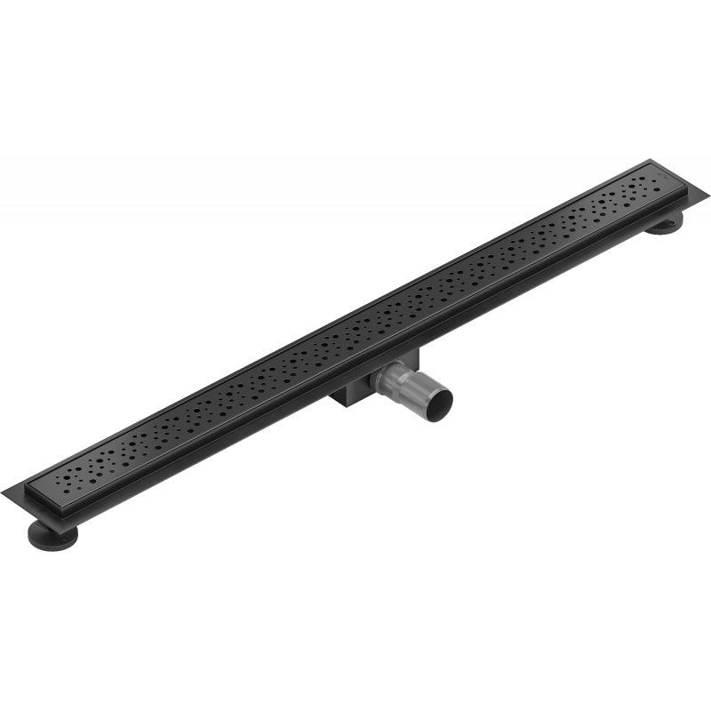 Mexen Flat M12 100 cm Linear Drain, Black - 1721100-15
