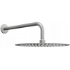 Mexen Slim takdusch 30 cm med duscharm, borstad gun gray - 79230211-66