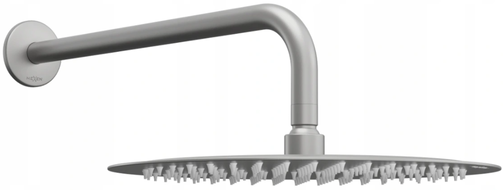 Mexen Slim pomme de douche 30 cm avec bras de douche, gris canon brossé - 79230211-66