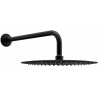 Mexen Slim regendouche 30 cm met douchestang, zwart - 79230211-70