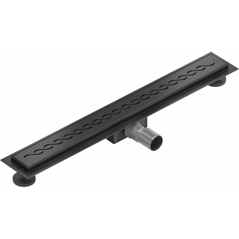 Mexen Flat M18 linjär golvbrunn 70 cm, svart - 1723070-15