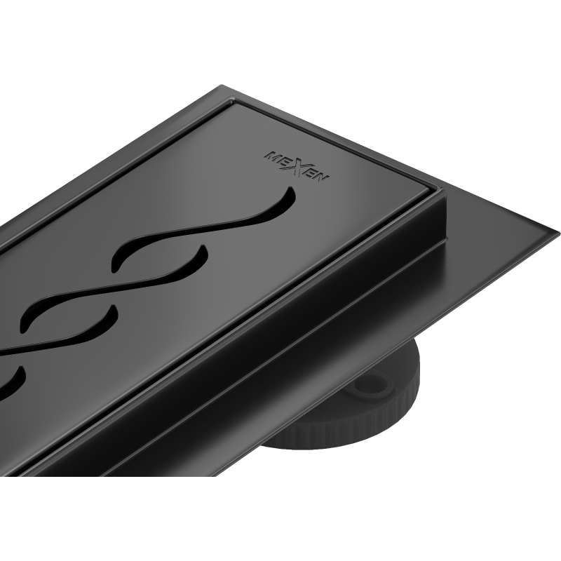 Mexen Flat M18 linear drain 70 cm, black - 1723070-15