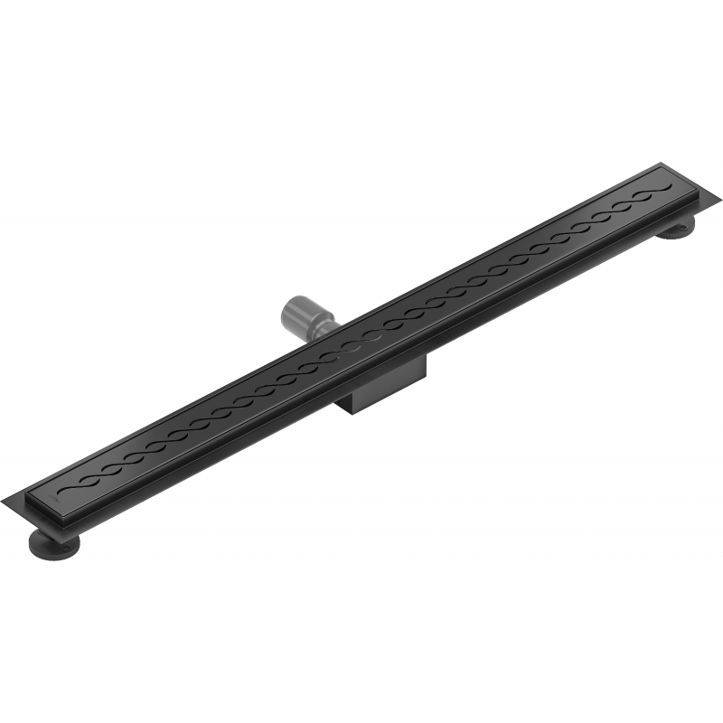 Mexen Flat M18 linear drain 100 cm, black - 1723100-15